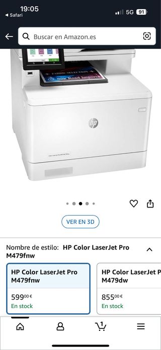 HP Color LaserJet Pro M479fnw Multifunción
