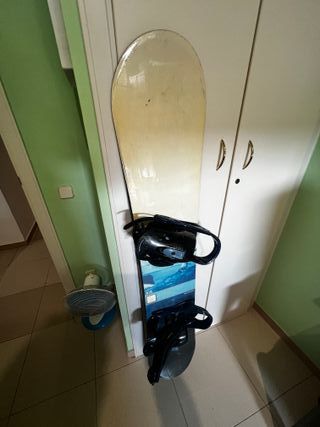 Tabla Snow K2 1.50m + Fijaciones burton + Funda