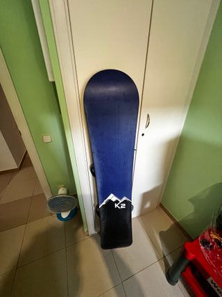 Tabla Snow K2 1.50m + Fijaciones burton + Funda