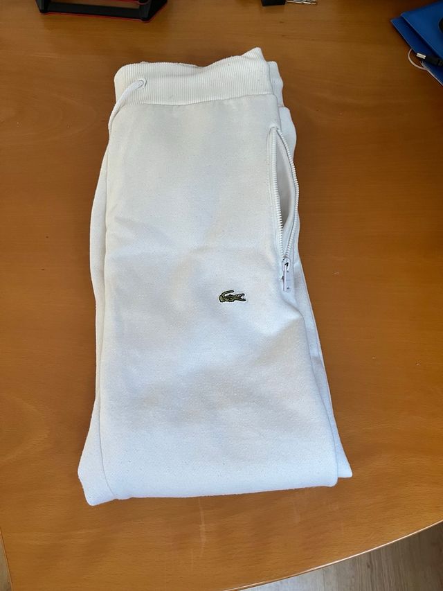 Pantalones Lacoste Blancos
