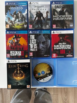 Lote Juegos PS4 y PS5: Horizon, Elden Ring, etc.