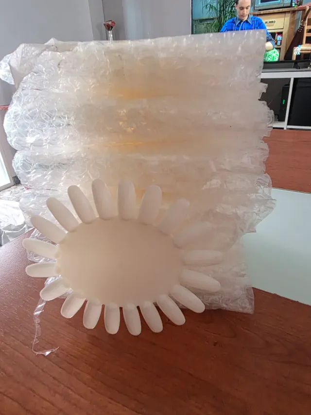 Muestrario de uñas blanco