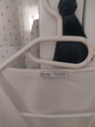 Top satén Bershka talla S