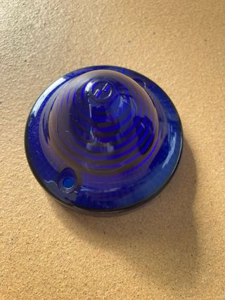 Tulipas coche clásico azul (2 unidades)