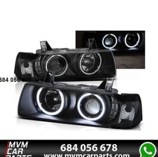 Pareja de Faros delanteros Angel Eyes BMW Serie 3