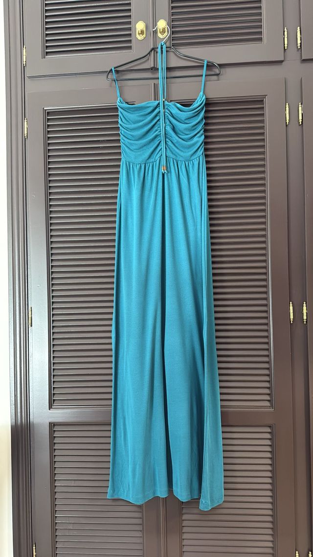 Vestido largo Diane von Fürstenberg azul