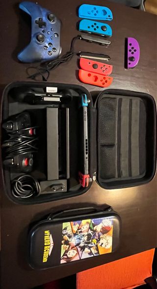 Nintendo Switch + Accesorios + Tarjeta Memoria