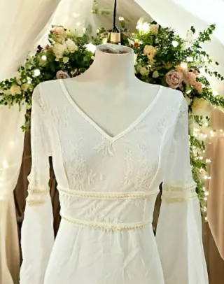 Vestido Novia Estilo Medieval