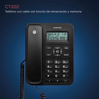 ✨ - Motorola Voice - Telefono con filo CT202, 10