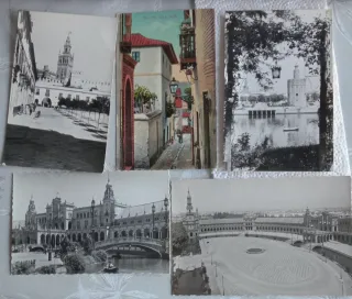 Postales Sevilla Color y B/N,   113 postales 7 fot