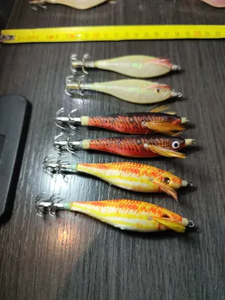 Lote señuelos calamar