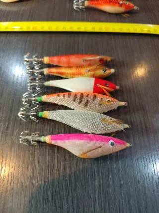 Lote señuelos calamar