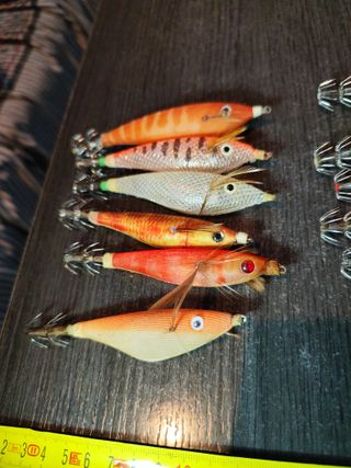 Lote señuelos calamar