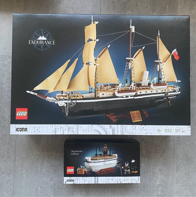 LEGO 10335 Endurance y 40729 Shackleton's Lifeboat