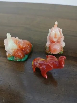 Set 3 piccoli elefanti decorativi