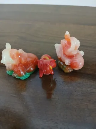 Set 3 piccoli elefanti decorativi