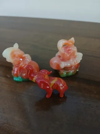 Set 3 piccoli elefanti decorativi