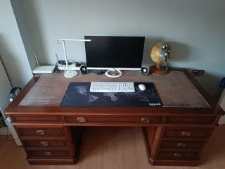 Mesa escritorio despacho 9 cajones 185x85x75 cm