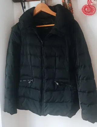 Plumas negro de Zara