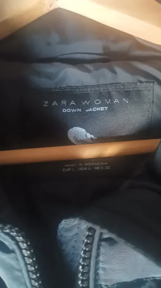 Plumas negro de Zara