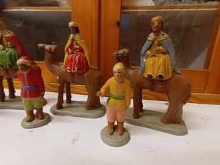 Pessebre,belen,pesebre,reyes terracota,fang 