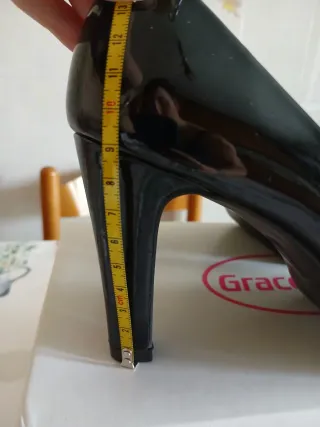 Scarpe con tacco Graceland nere in vernice