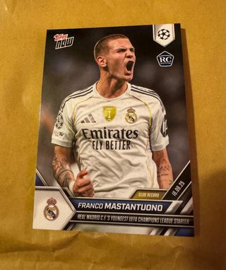 Cromo Topps Now Franco Mastantuono RC