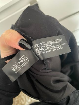 Top negro Zara halter