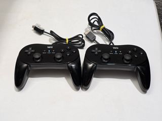 2 Controller Classic Pro ufficiale per Nintendo Wii - Nero