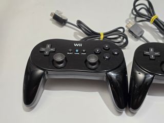 2 Controller Classic Pro ufficiale per Nintendo Wii - Nero