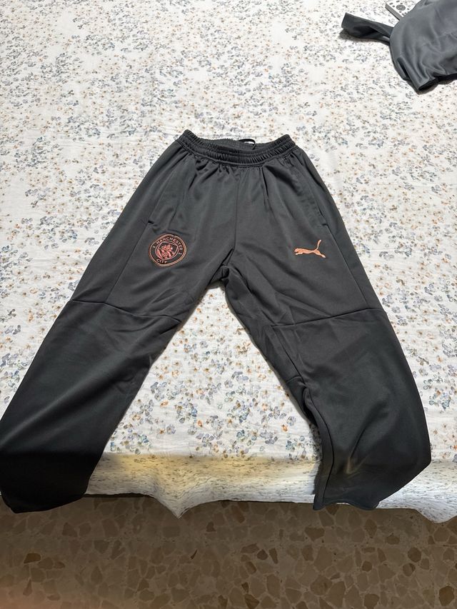 Chándal Puma Manchester City Gris/Negro