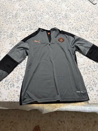 Chándal Puma Manchester City Gris/Negro