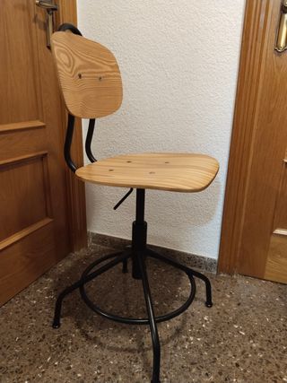 Sedia Ikea Pino/Black Confidant modello Kullaberg

