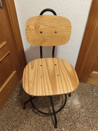 Sedia Ikea Pino/Black Confidant modello Kullaberg
