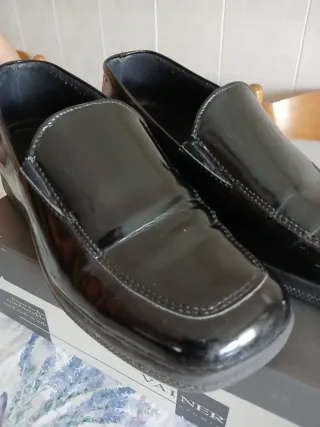 Scarpe donna nere lucide