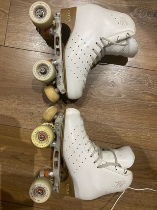 Patines blancos de patinaje artístico, talla 250