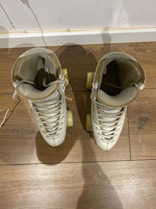 Patines blancos de patinaje artístico, talla 250