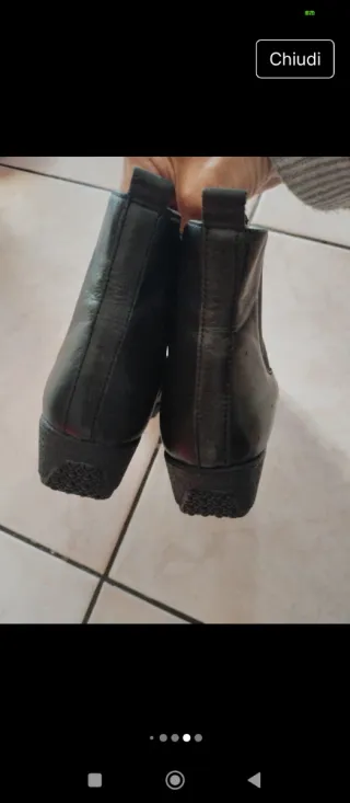 Stivaletti in pelle donna n.36
