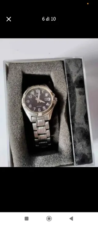 Orologio da polso Casio nero/argento