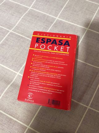 Diccionario Espasa Francés - Epañol Pocket