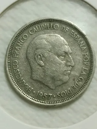 5 Pesetas 1957 Estrella 58