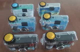 #OJO LEER ATENTAMENTE # 6 DESECHABLES ACUATICAS