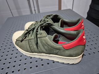 Zapatillas Adidas Superstar Talla 44 Verde/Rojo