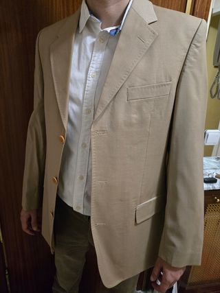 Traje Zara Hombre Beige