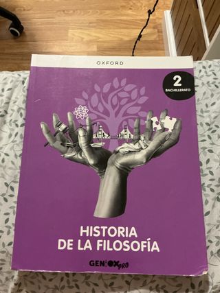 Historia de la Filosofía 2º Bachillerato. Libro...
