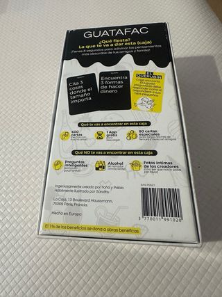 Juego de mesa Guata Fac Nuevo