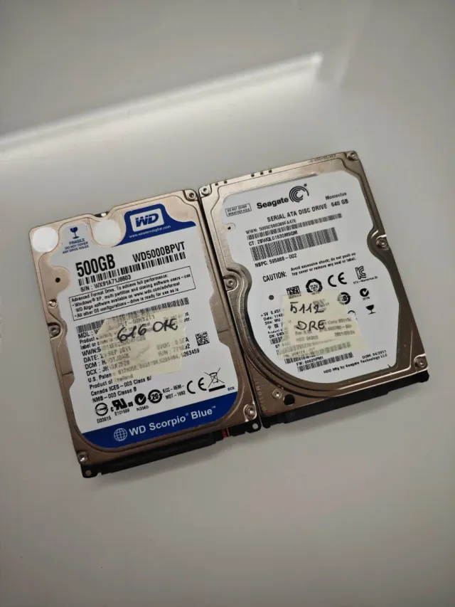 2 Hard Disk 2,5 Seagate WD