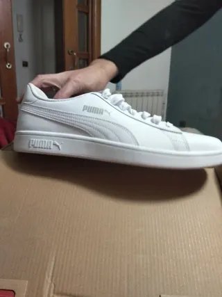 Zapatillas Puma Hombre Blancas