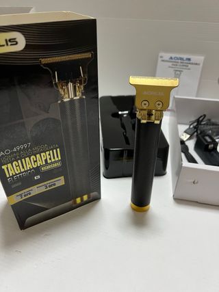 Tagliacapelli Aorlis Ricaricabile Nero Oro