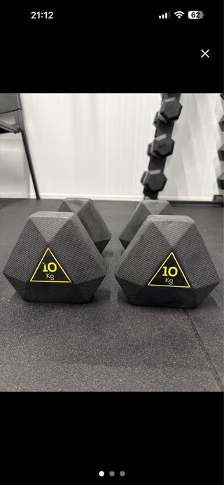 Domyos Mancuernas Hexagonales 2x10 Kg